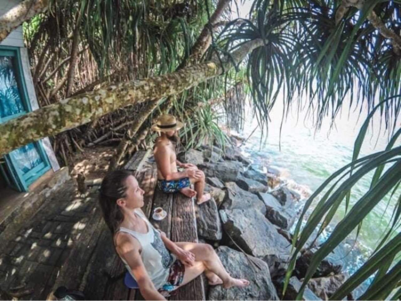 Ocean Beach House Matara Bagian luar foto